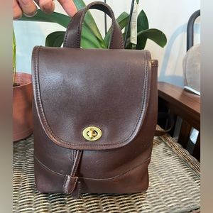 Vintage coach daypack backpack